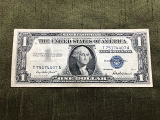 1957 $1 Silver Certificate Blue Seal Notes Circulated -