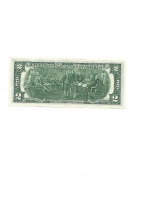 1976 $2 Two Dollar Bill,  First Day Of Issue Stamp Neb Lin - 1