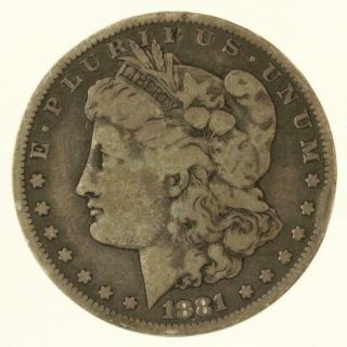 Vintage Coin Us Currency 90 Silver Morgan $1 Dollar 1881 O