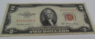 1953 Two Dollar $2 Bill Sds