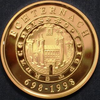 Luxembourg 500 Francs Silver Proof 1998 Echternach