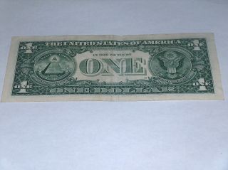 2013 $1 One Dollar Bill 0 2 4 Even Low 04004042 Fancy Serial Number US Bank Note 2