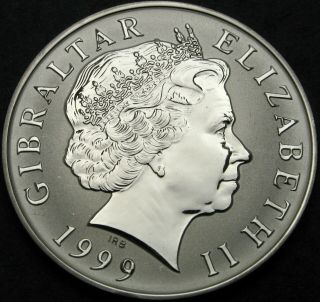 GIBRALTAR 5 Pounds 1999 - Millenium 2000 - aUNC - 1390 ¤ 2