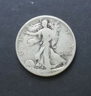 G To F 1936 P American Walking Liberty Silver Half Dollar 50 Cent Coin