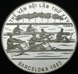 Vietnam 100 Dong 1989 Proof - Silver - Olympics Barcelona 1992 - 1188 ¤