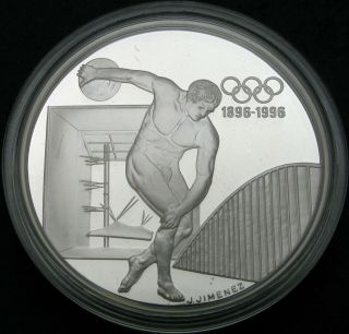 France 100 Francs 1994 Proof - Silver - Olympics - Discobole - 1169 ¤