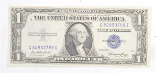 Crisp - 1935 - E United States Dollar Currency $1.  00 Silver Certificate 314
