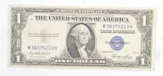 Crisp - 1935 - E United States Dollar Currency $1.  00 Silver Certificate 320