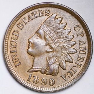 1899 Indian Head Small Cent Choice Bu E150 Unm