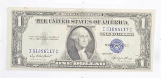 Crisp - 1935 - E United States Dollar Currency $1.  00 Silver Certificate 107