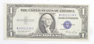 Crisp - 1935 - E United States Dollar Currency $1.  00 Silver Certificate 355