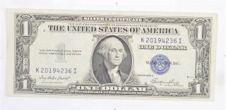 Crisp - 1935 - E United States Dollar Currency $1.  00 Silver Certificate 108