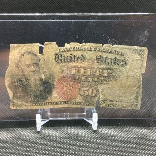 1863 4th Issue Civil War Era 50 Cent Fractional Currency