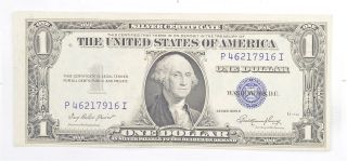 Crisp - 1935 - E United States Dollar Currency $1.  00 Silver Certificate 349