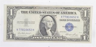 Crisp - 1935 - E United States Dollar Currency $1.  00 Silver Certificate 052