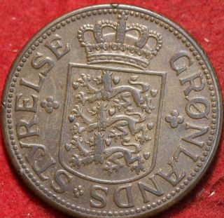 1944 Greenland 5 Kroner Foreign Coin