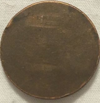 1967 Lincoln Cent Blank Reverse