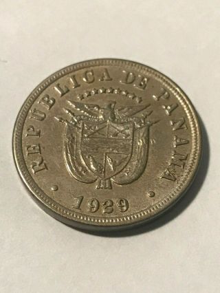 1929 Panama 5 Centesimos Xf 18481