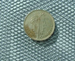 Belgium Congo 1 Franc 1923