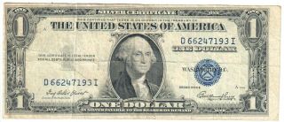 1935 E $1.  00 Silver Certificate,  Fine - Very Fine,