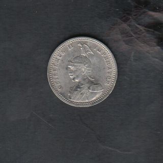 1906 A German East Africa Silver 1/4 Rupee