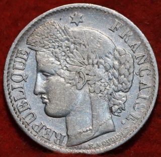1850 - A France 50 Centimes Silver Foreign Coin