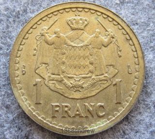 Monaco Louis Ii No Date 1945 1 Franc