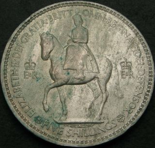 Great Britain 5 Shillings 1953 - Coronation - Vf - 2149 ¤