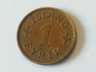 Iceland 1 Eyrir 1939