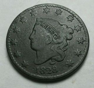 1828 N - 6 Large Cent 2