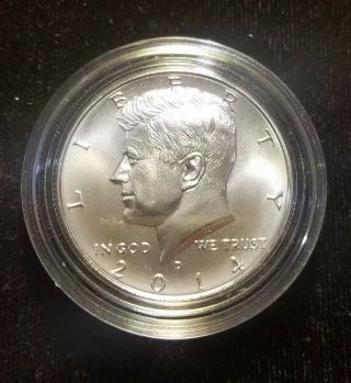 2014 D 90 Silver Kennedy Half Dollar From 50th Anniversary Proof Set In Capsule