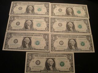 (1) $1.  00 Series 1988 - A Federal Reserve Note Xf Circulated