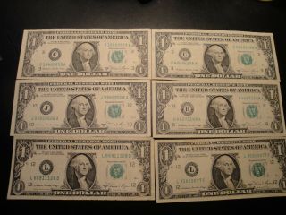 (1) $1.  00 Series 1981 - A Federal Reserve Note Xf Circulated