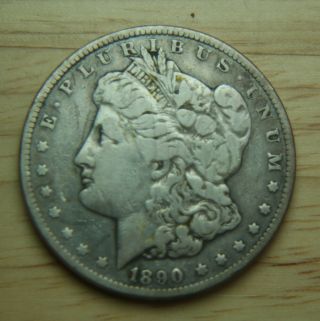 1890 - Cc Morgan Silver Dollar - Carson City