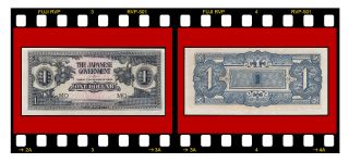 Malaya M - 5c One Dollar Mo Japanese Government 1942 Banknote Au/unc