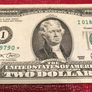 2003 US Two Dollars Star Note from Minneapolis Minnesota 3