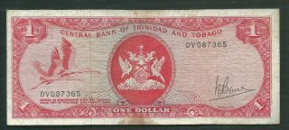 Trinidad & Tobago 1964 1 Dollar P 30a Circulated