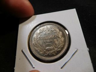 V92 Chile 1940 20 Centavos BU 2