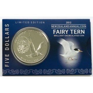 Zealand - 2012 - Uncirculated 5 Dollars Coin - Fairy Tern