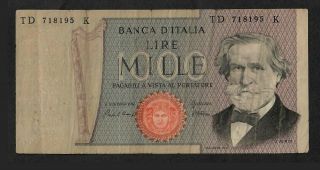 1000 Lire From Italy 1980