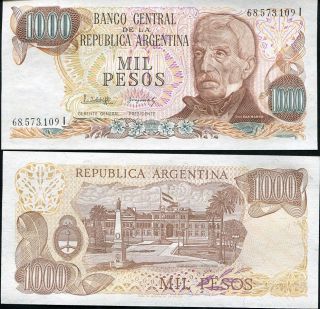 Argentina 1000 1,  000 Pesos 1976 P 304 D Unc
