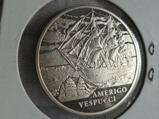 Belarus 2010 1 Rouble Dcam Amerigo Vespucci Coin Very Low Mintage Of 4,  000