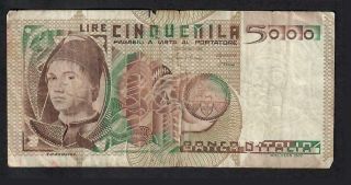 5000 Lire From Italy 1980
