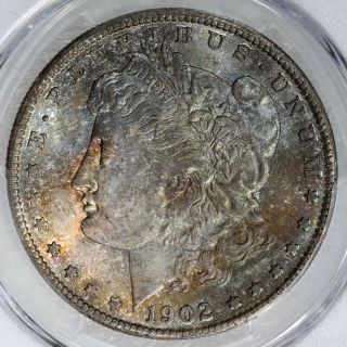 1902 - O $1 Morgan Silver Dollar Pcgs Ms65