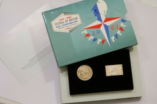 Uk Gb 5 Shillings 1951,  Silver Stamp 2001 B15 Scg47