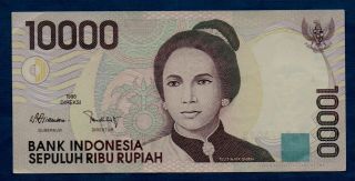 Indonesia Banknote 10000 Rupiah 1998 Xf