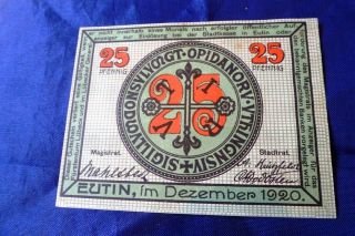 Germany - Notgeld - Stadt Eutin - 25 Pfennig 1920 Xf (no 37