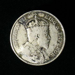 1902 Hong Kong 10 Cents Silver Coin