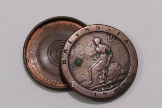 Uk Gb Penny 1797 Smuggler 