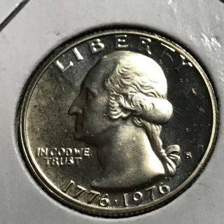 1976 Washington Silver 25 Cents Proof Brilliant Uncirculated
